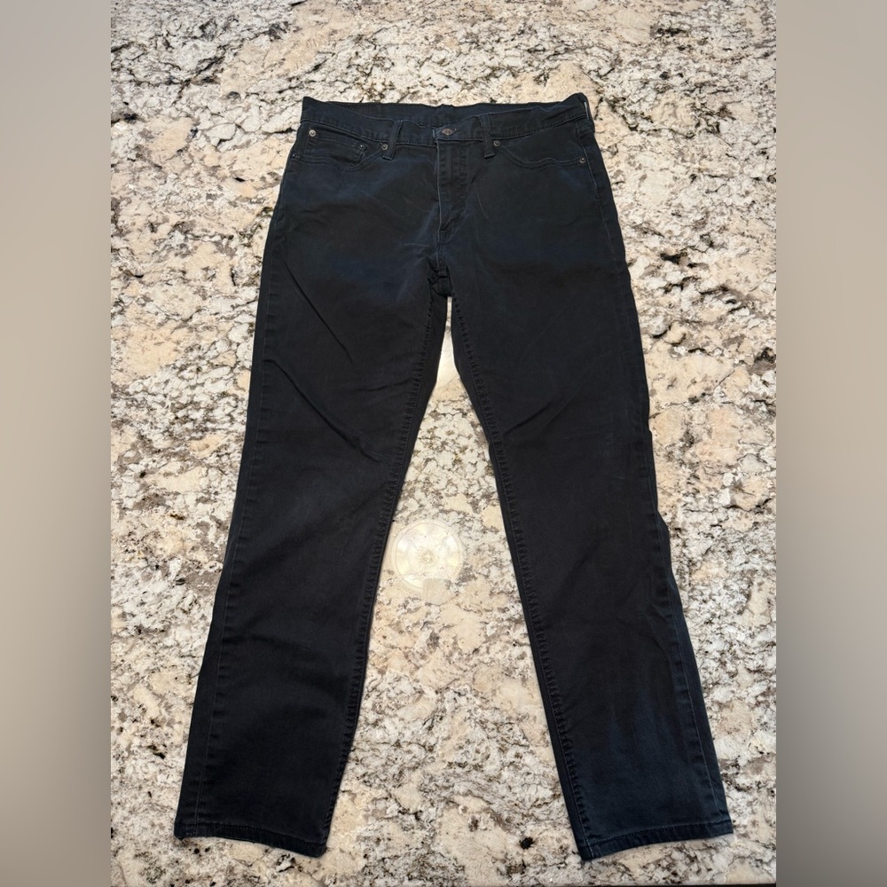 Levi's Black Straight Jeans Classic Style - Picture 3 of 3